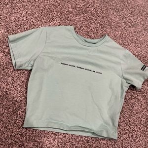 Teal crop top from alphalete